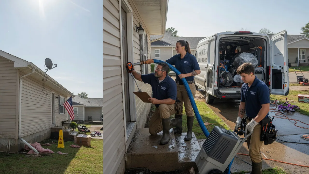Ceiling Water Damage Restoration in Starbuck, MN near me